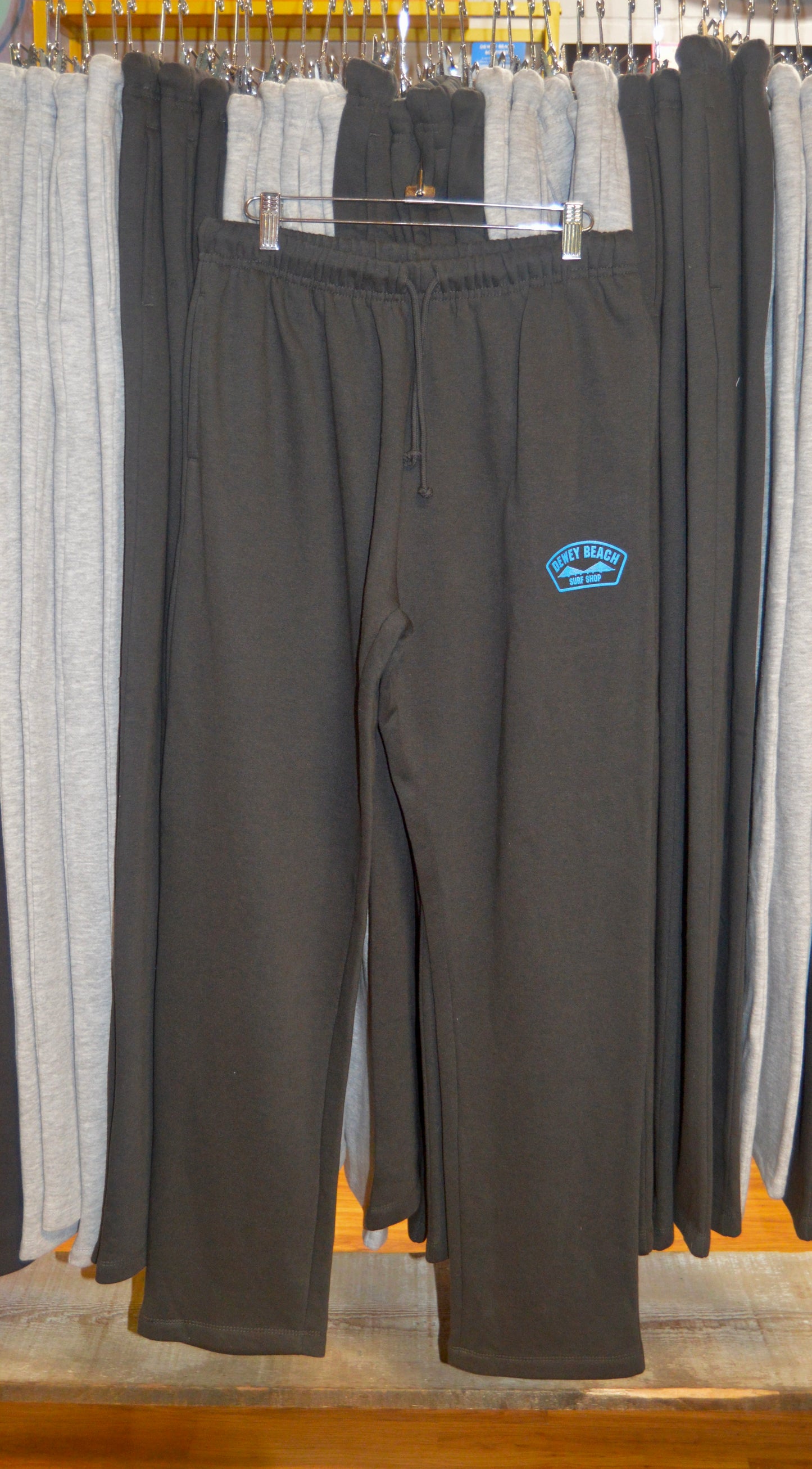 Bridge Logo Sweatpants- Smoke/Blue