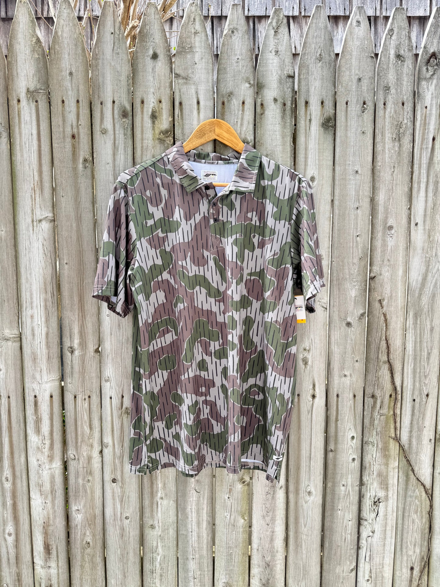 Men's Cumulus Shortsleeve Polo- Camo