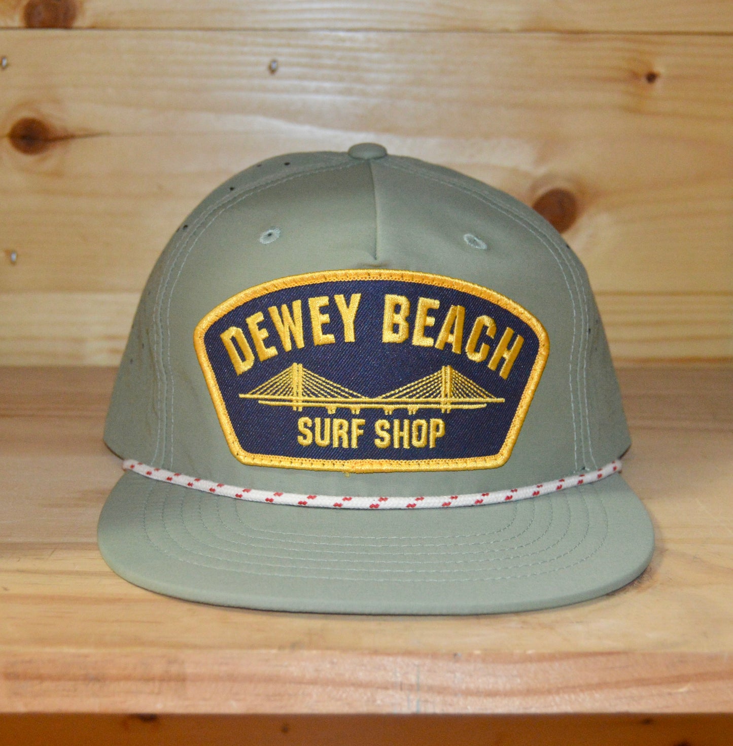 Sage/Multicolored FLEX Rope Bridge Hat