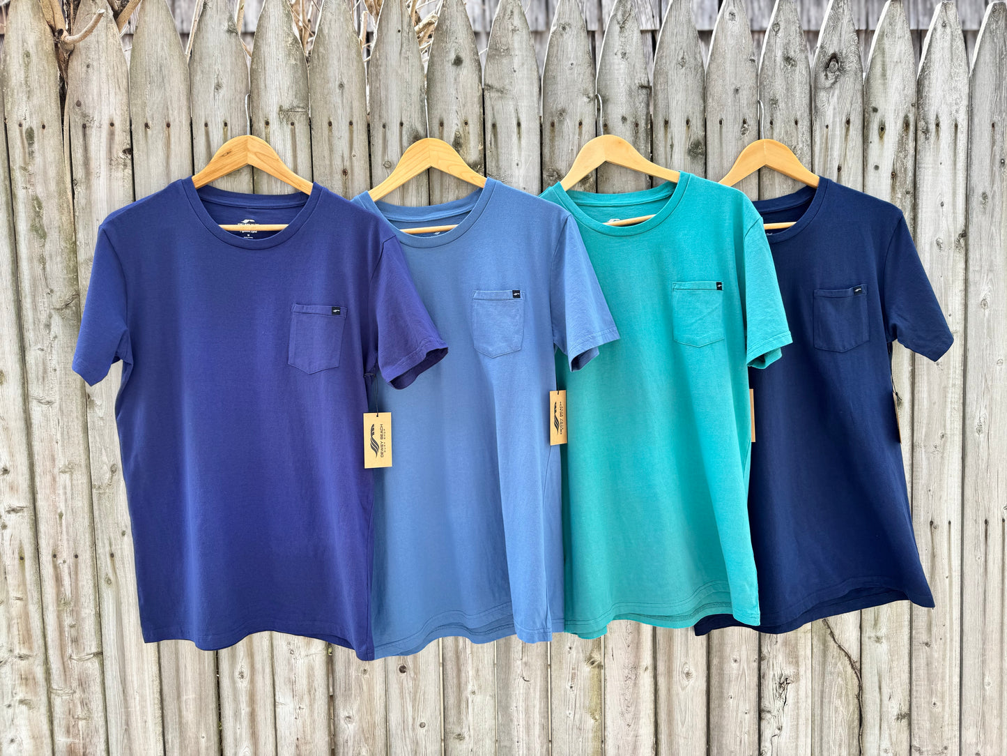 Pigment Dyed Tee- Chambray Blue