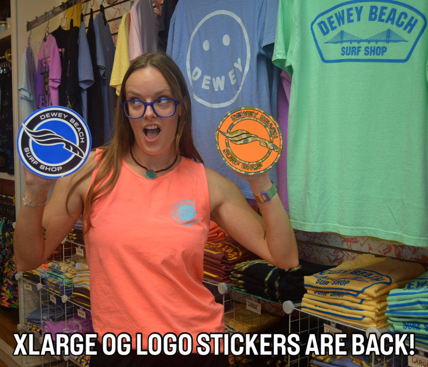XL OG Logo Camo Sticker