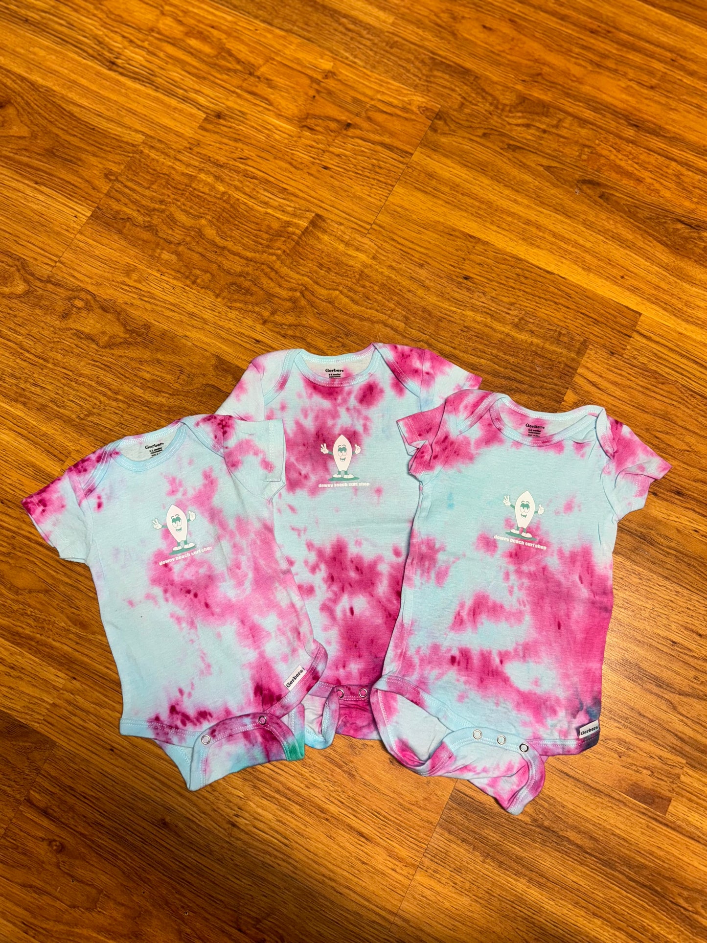 Baby Onesie- Cotton Candy Tie Dye