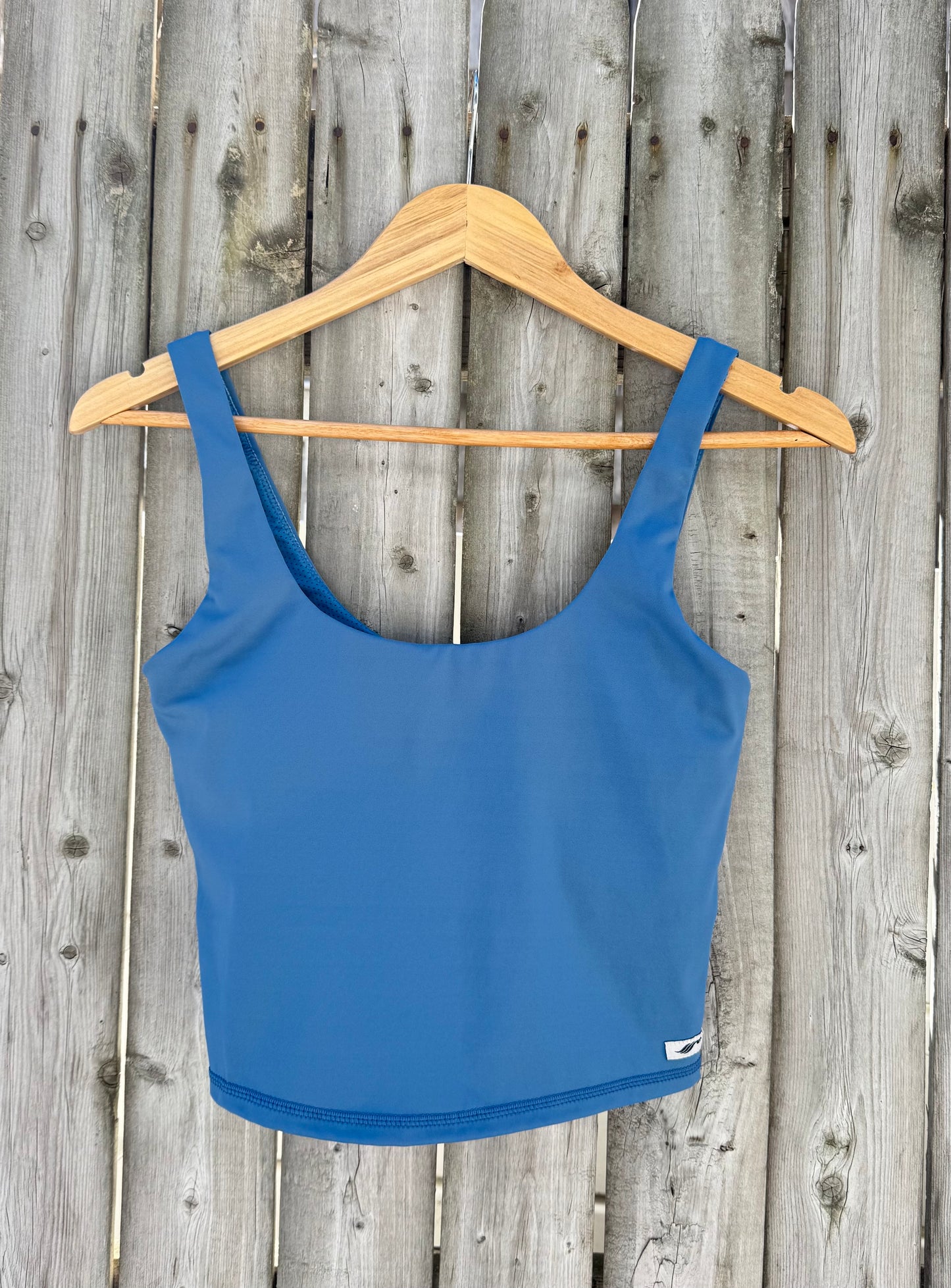 DBSS Cropped Fit Tank- Blue