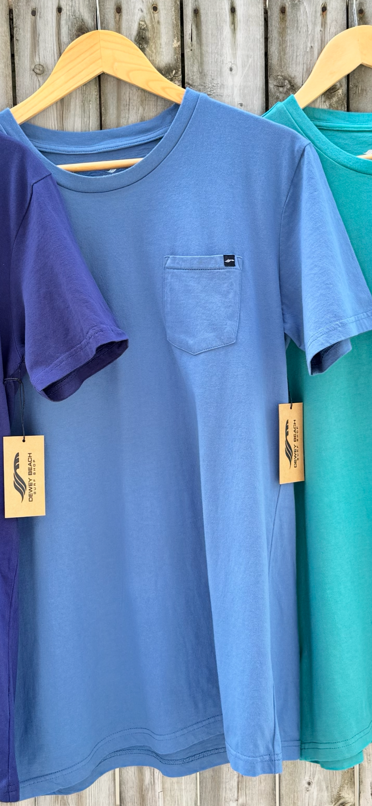 Pigment Dyed Tee- Chambray Blue