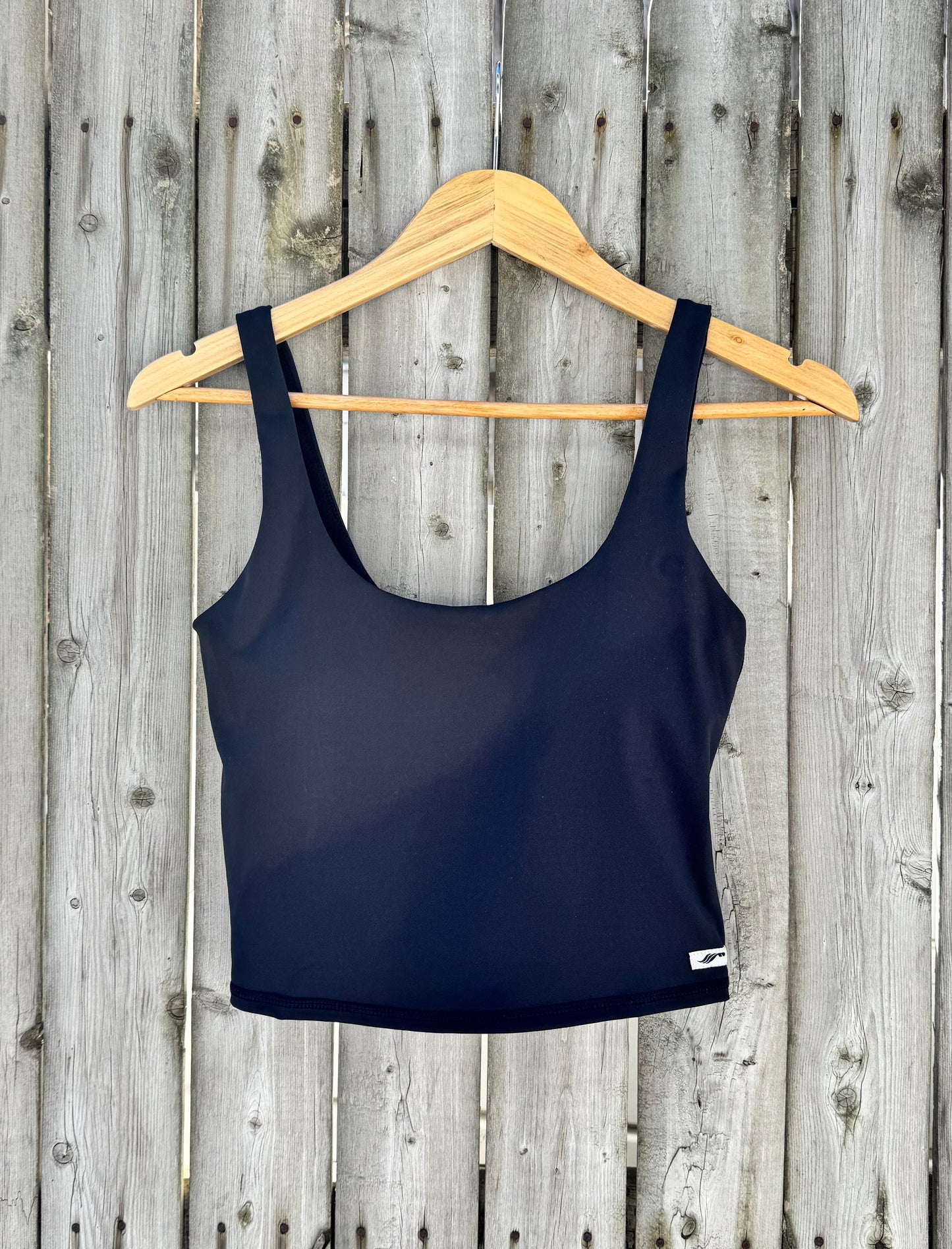 DBSS Cropped Fit Tank- Black