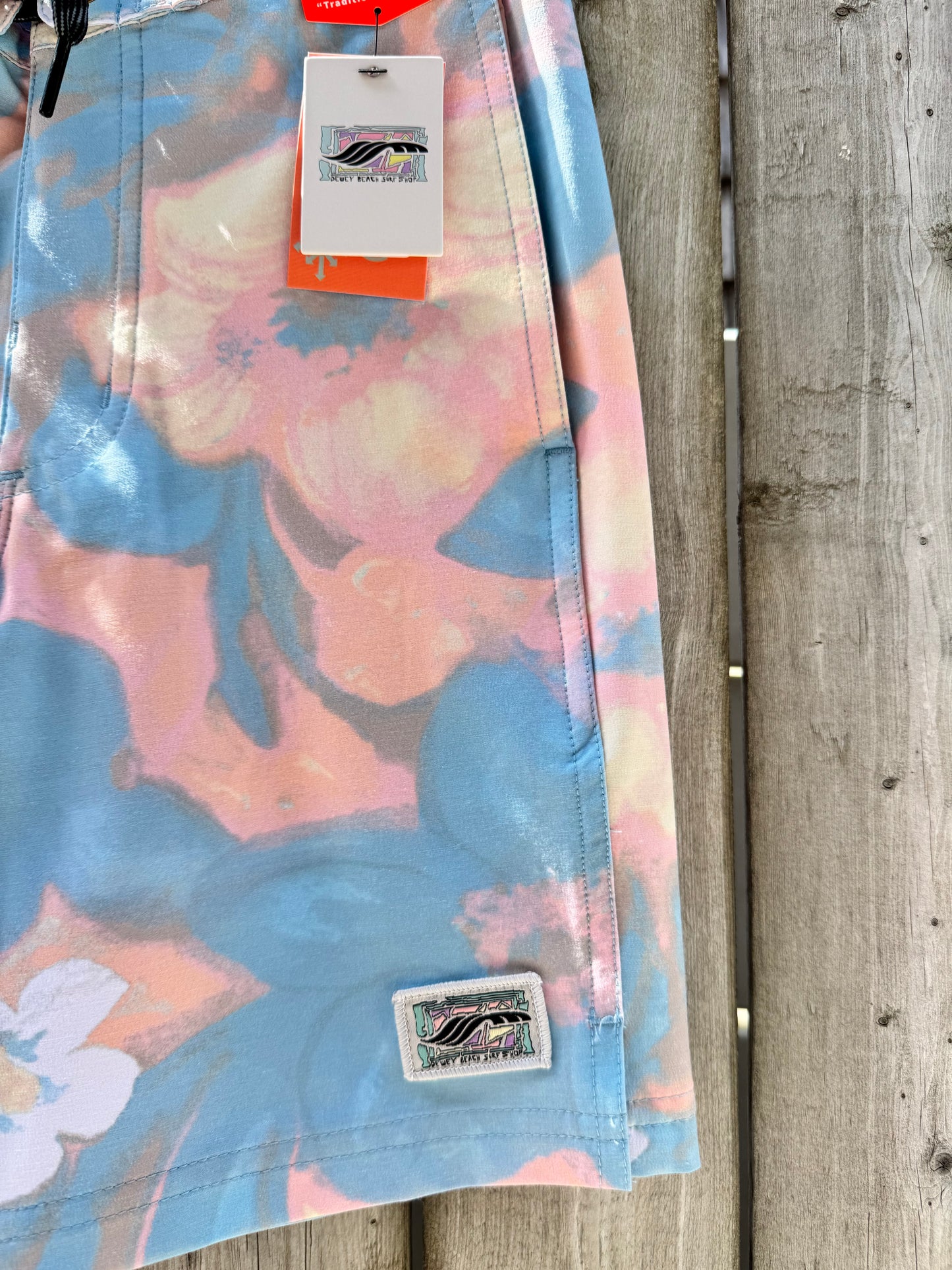Boys Ford Comp Boardshort- Aqua