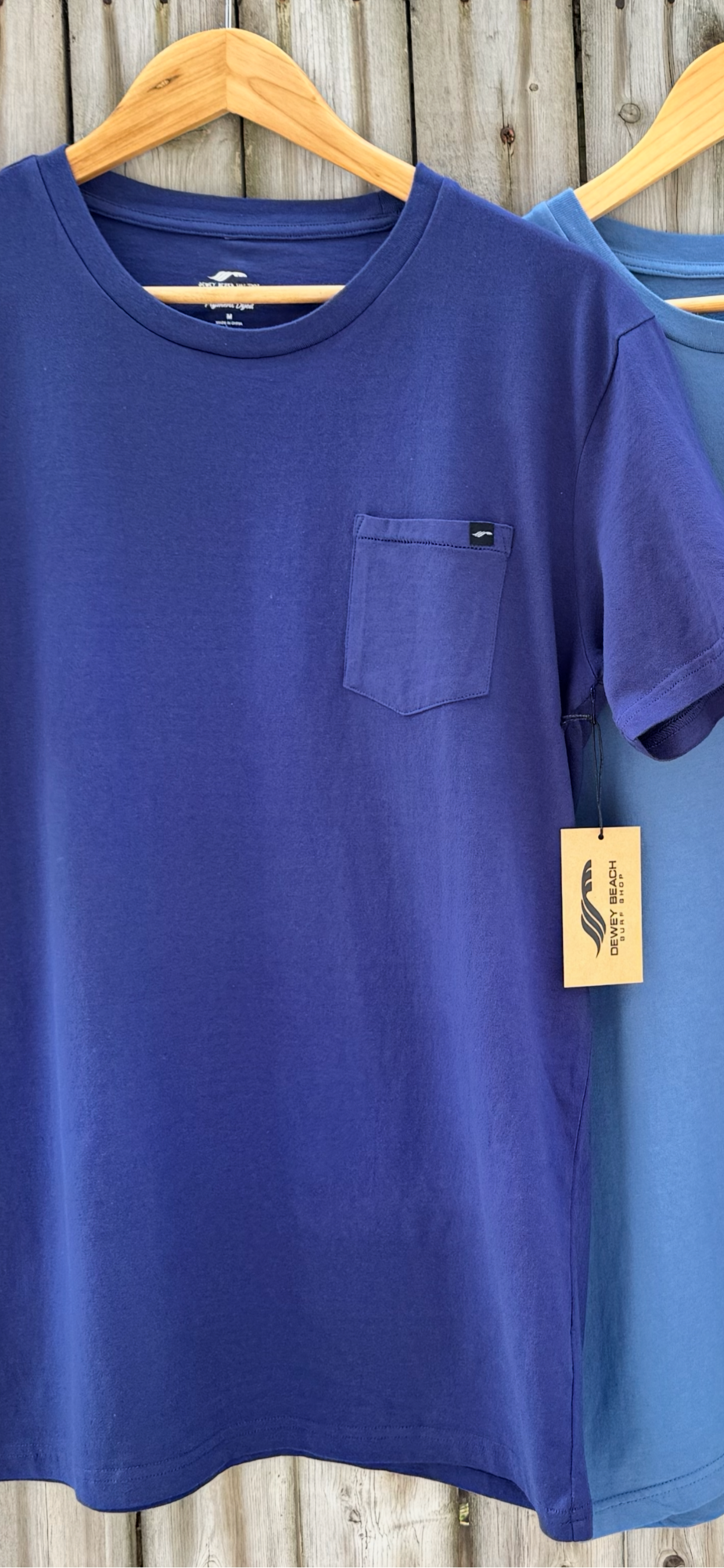 Pigment Dyed Tee- Navy