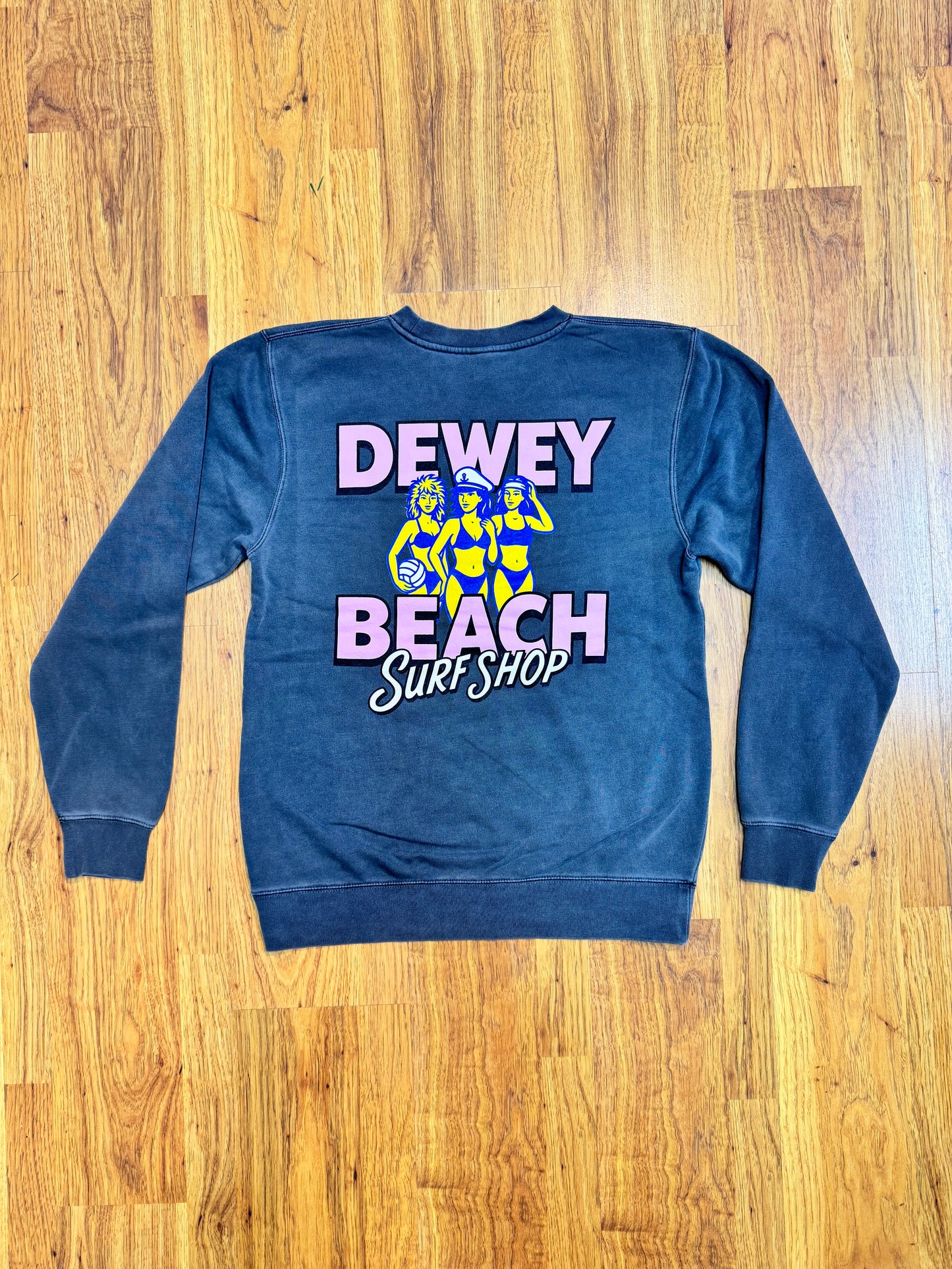 Beach Babes Crewneck- Charcoal
