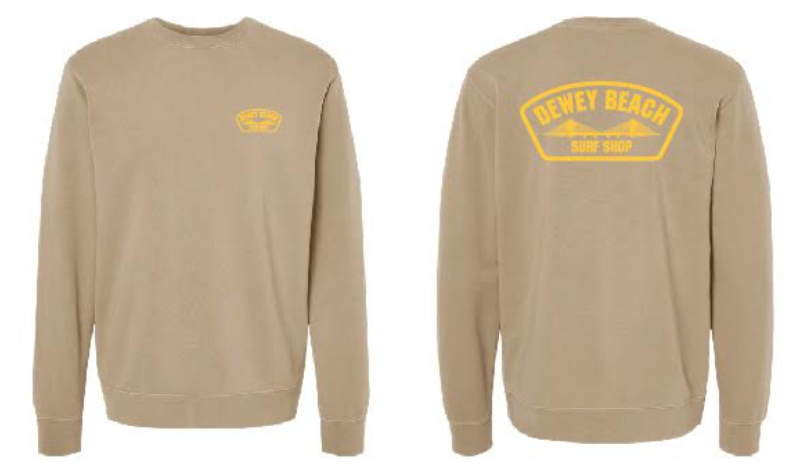 Bridge Logo Crewneck- Sand
