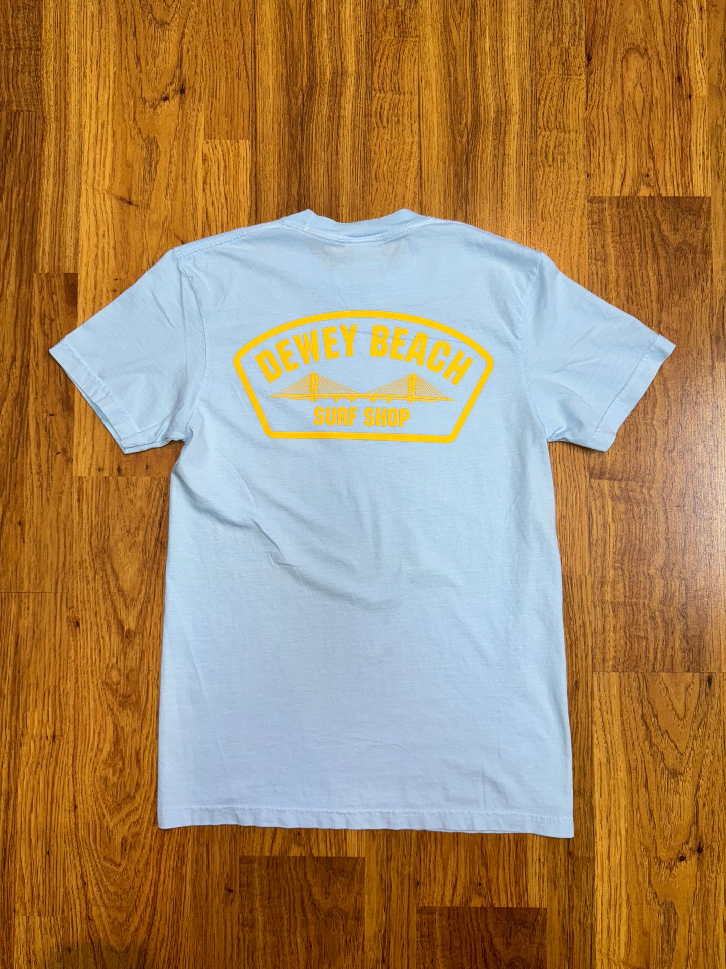 Bridge Logo Tee- Glacier Blue