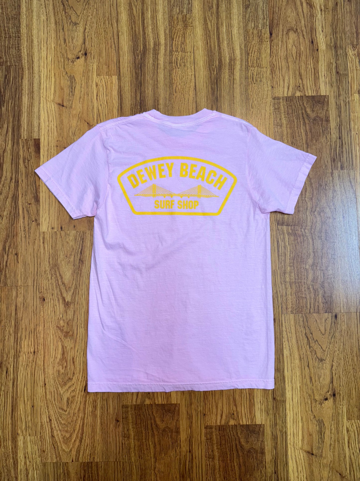 Bridge Logo Tee- Blossom Pink