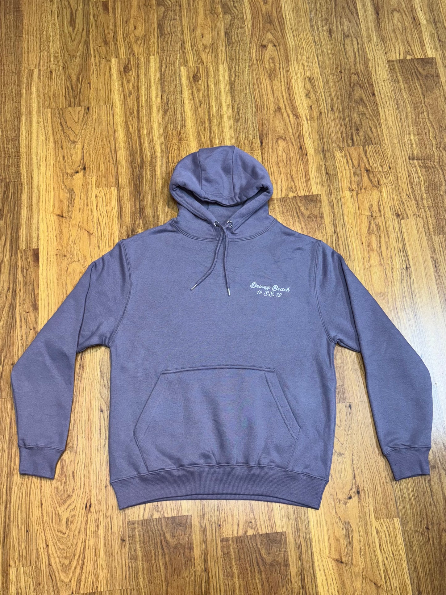 Dewey Beach S.S. Hoodie- Dusty Lilac