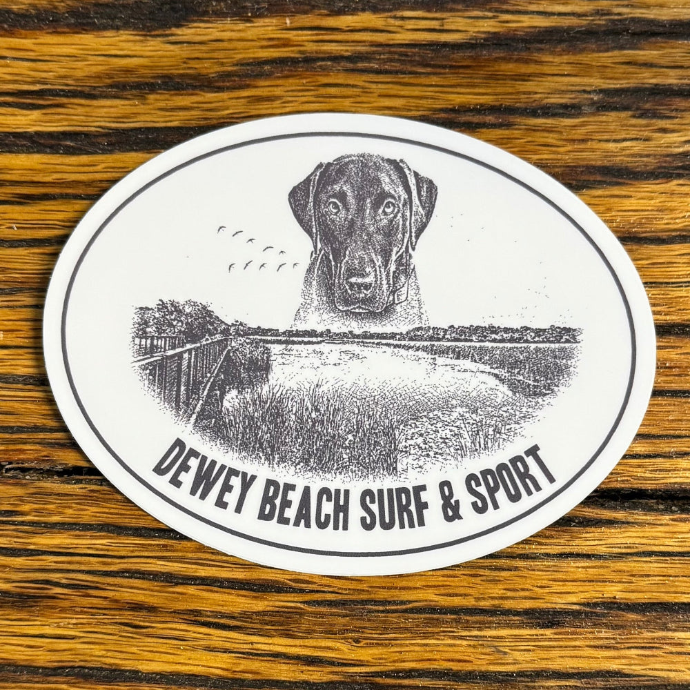 Dewey Dog Sticker