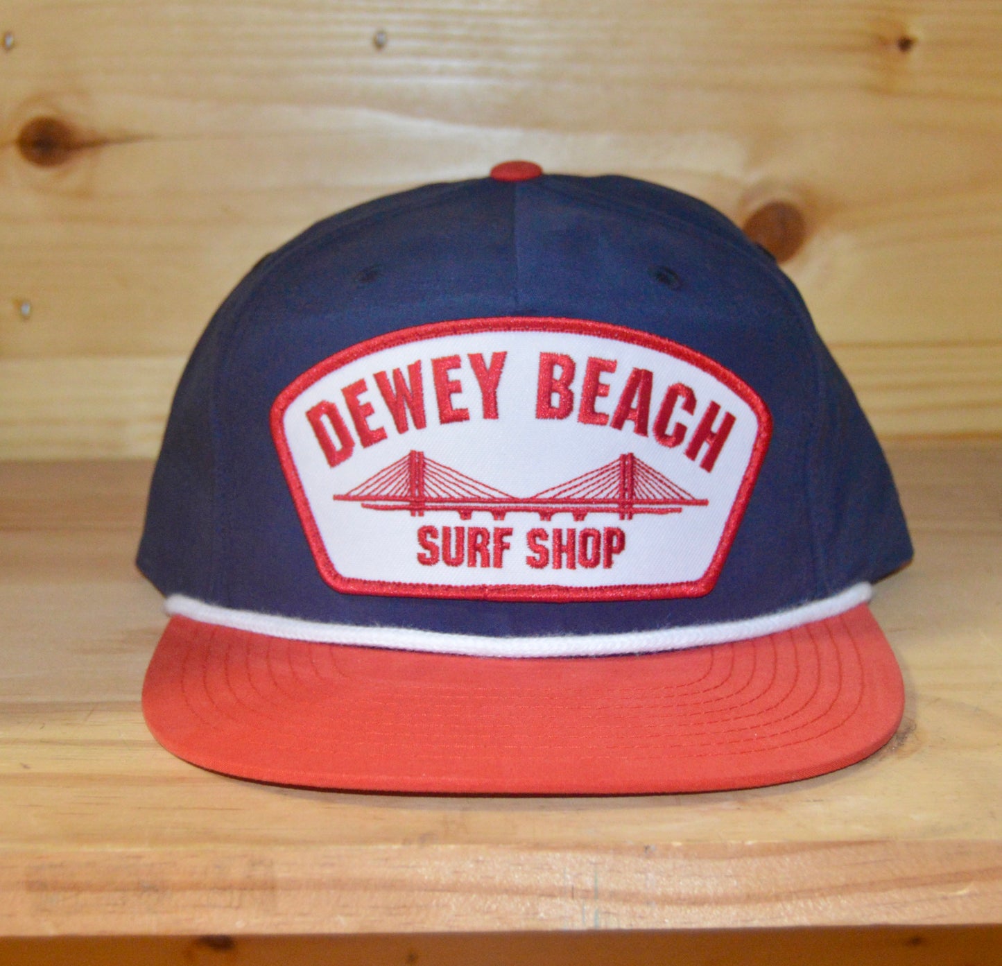 Red White Blue Rope Bridge Hat