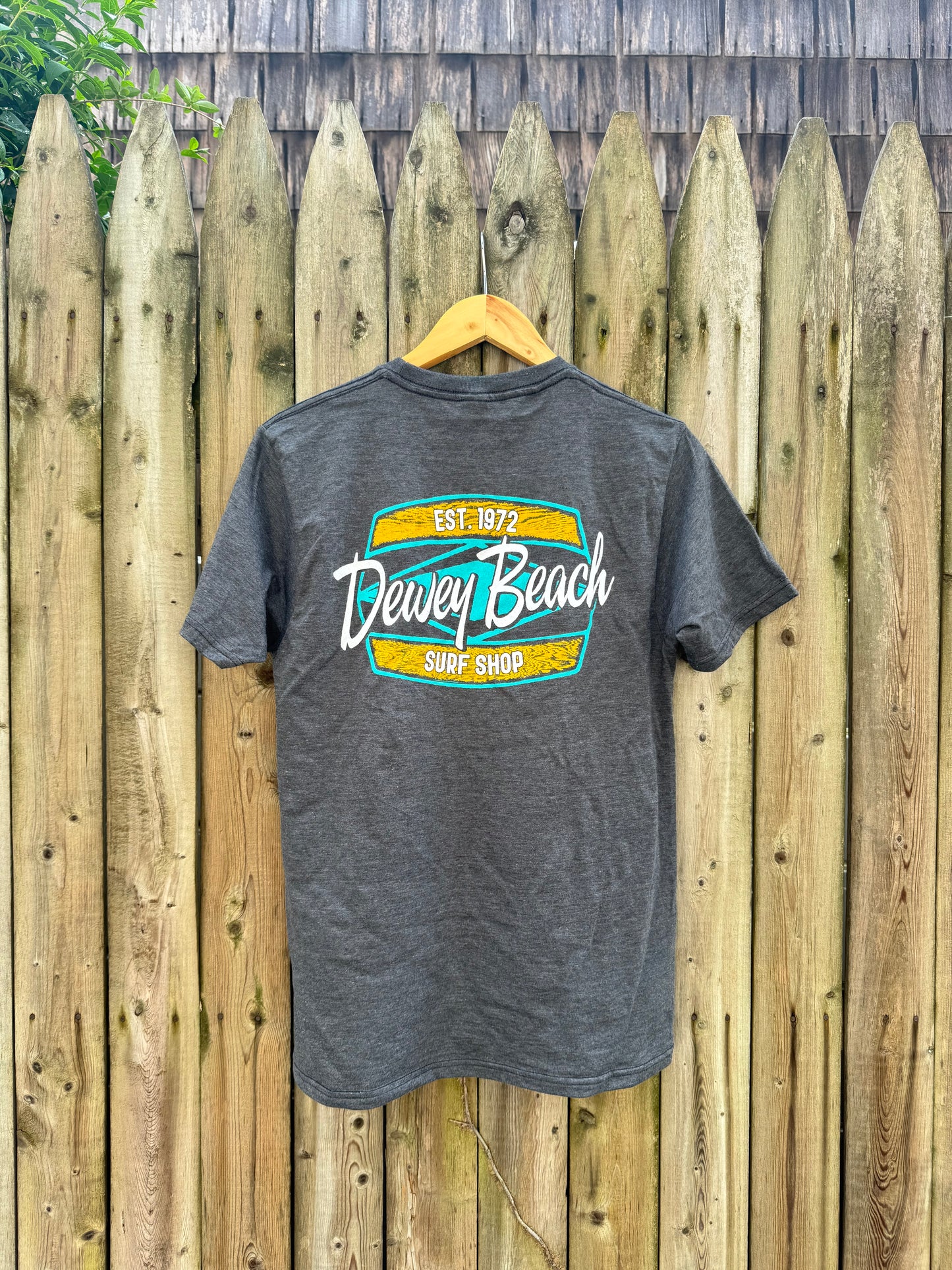 Shop Hop Tee- Heather Charcoal