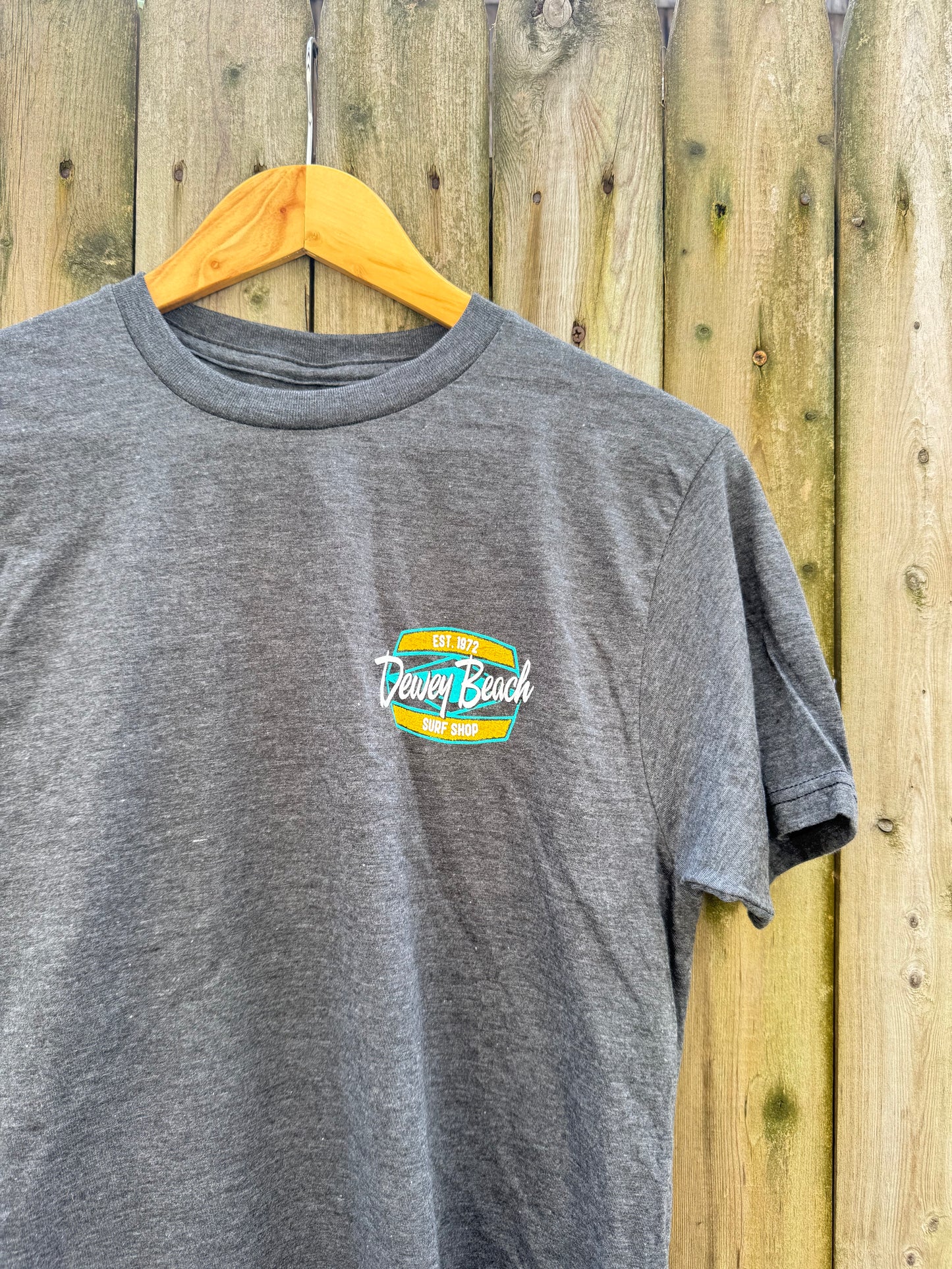 Shop Hop Tee- Heather Charcoal