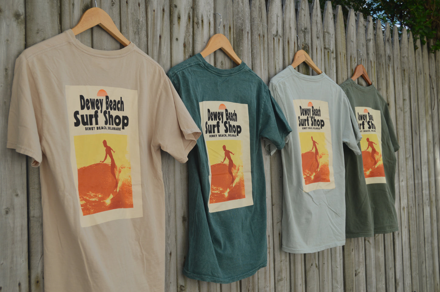 Summertime Surfer Tee- Basil