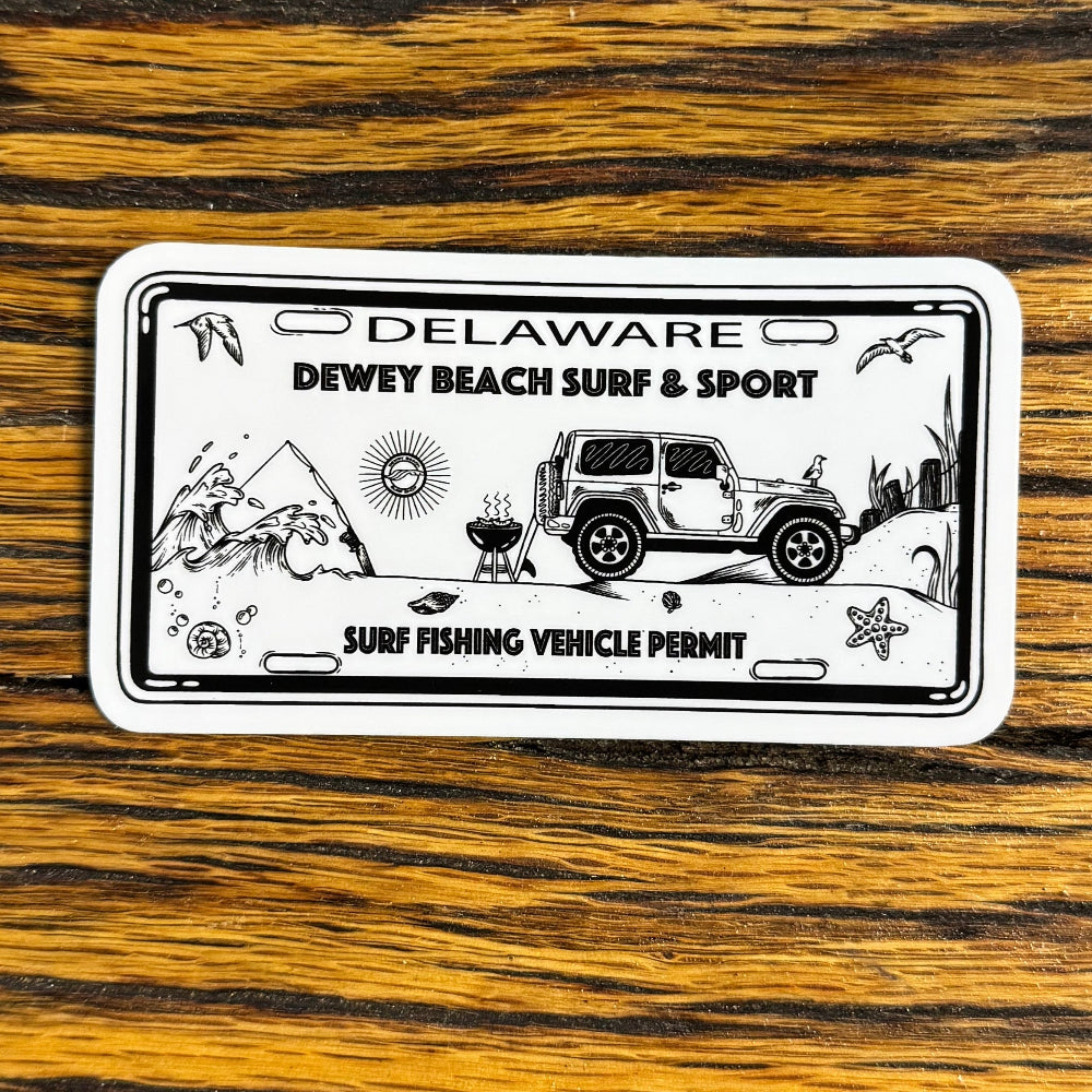 Surf Tag Sticker