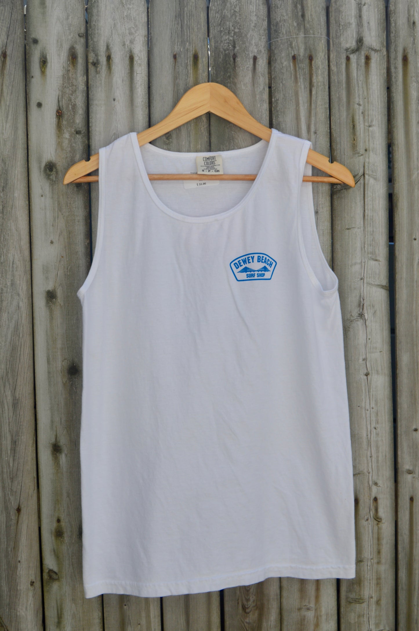 Blue Bridge Logo Tank- White