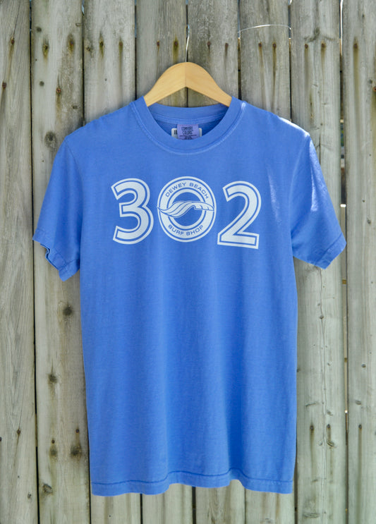 302 Tee- Flo Blue