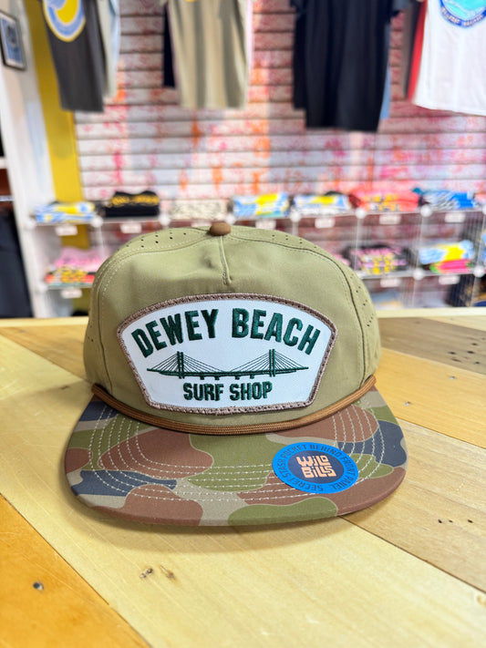 Brown/Camo Rope Country Bridge Hat