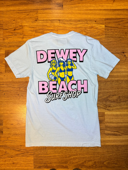 Dewey Beach Babes Tee- Glacier