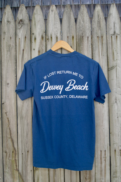 Return Me To Dewey Tee- Midnight