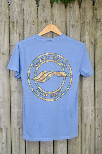 OG Logo Camo Tee- Denim