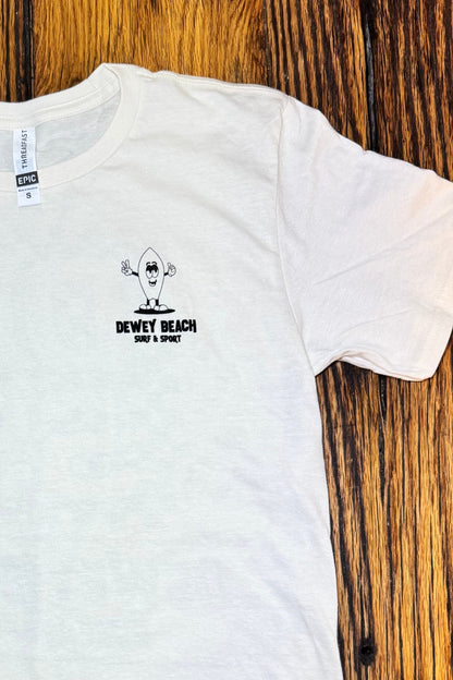 Surfer Dude Tee- White