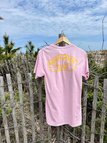 Bridge Logo Tee- Soft Pink