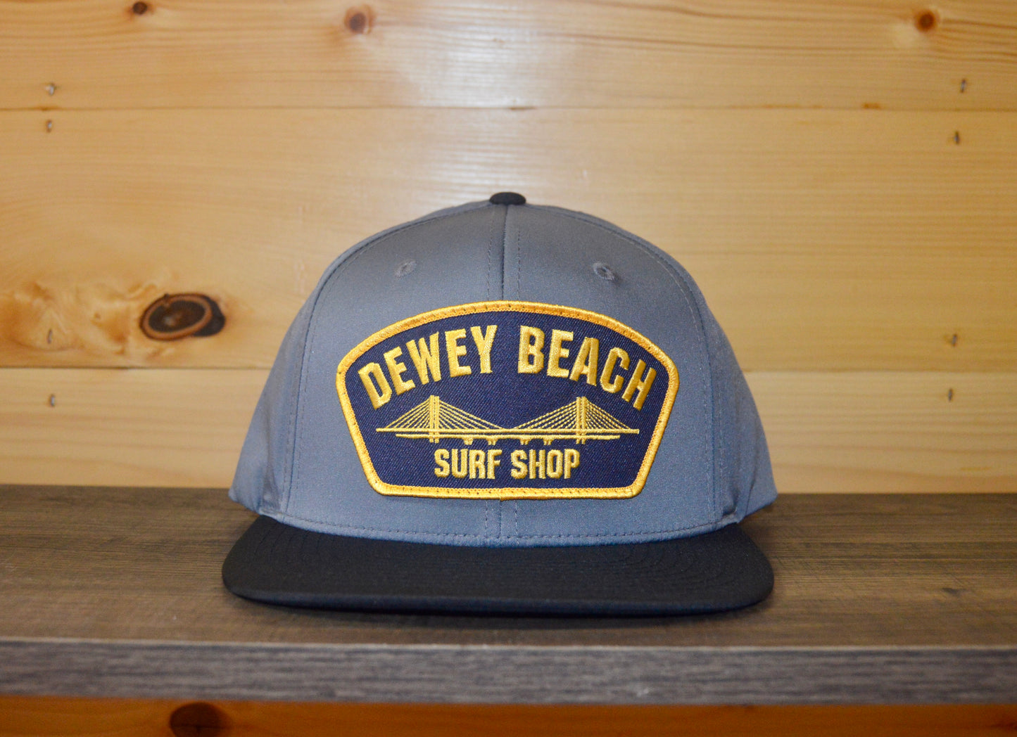 Black on Grey Classic Bridge Hat
