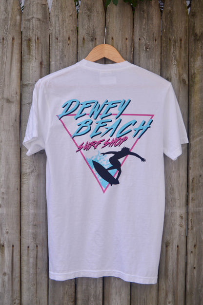 Retro Surf Tee- White