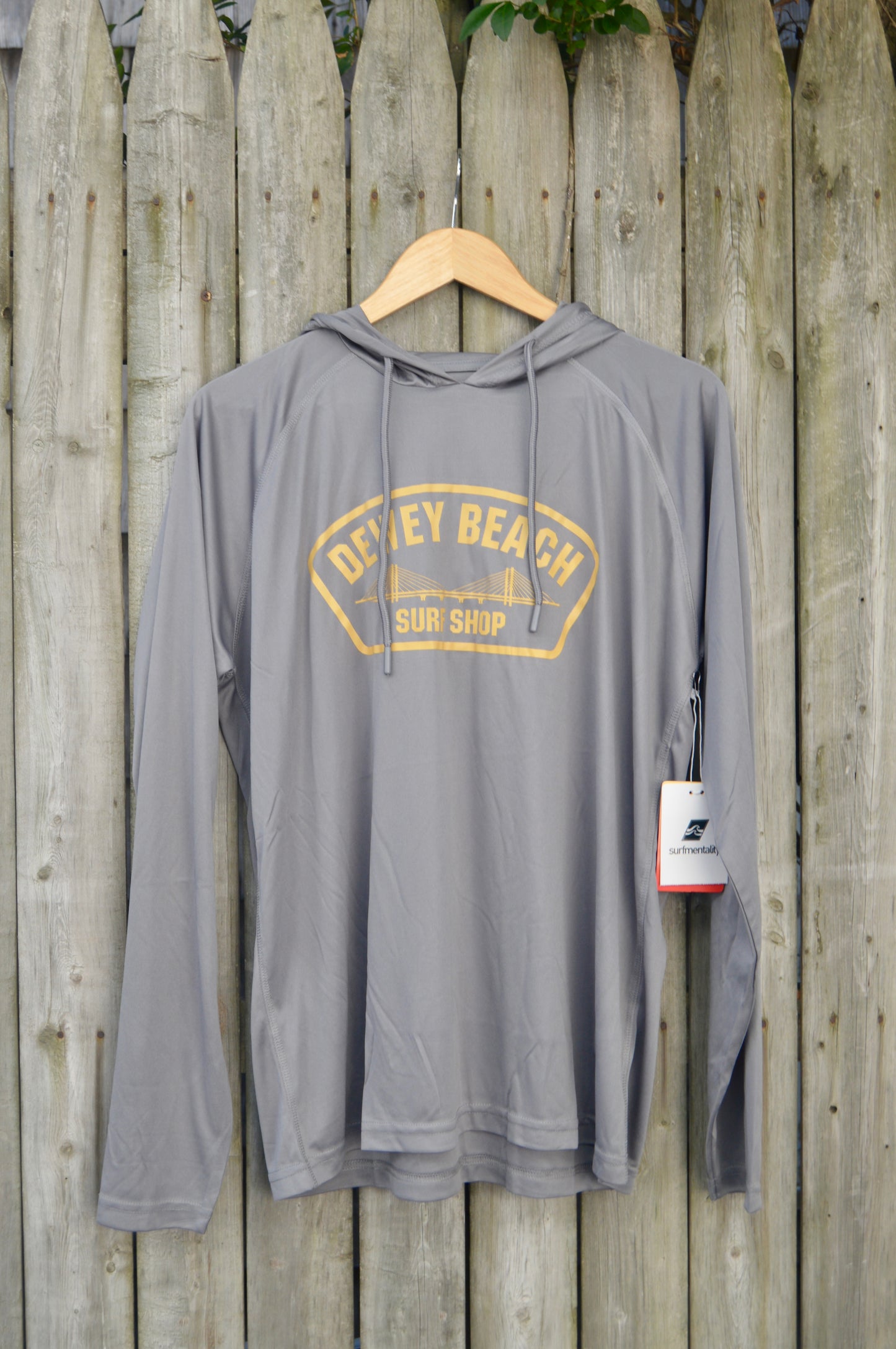 Grey Hooded UPF50+ Rash Guard