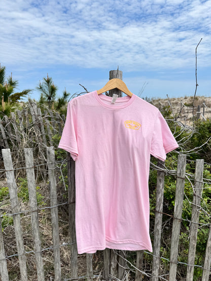 Bridge Logo Tee- Soft Pink
