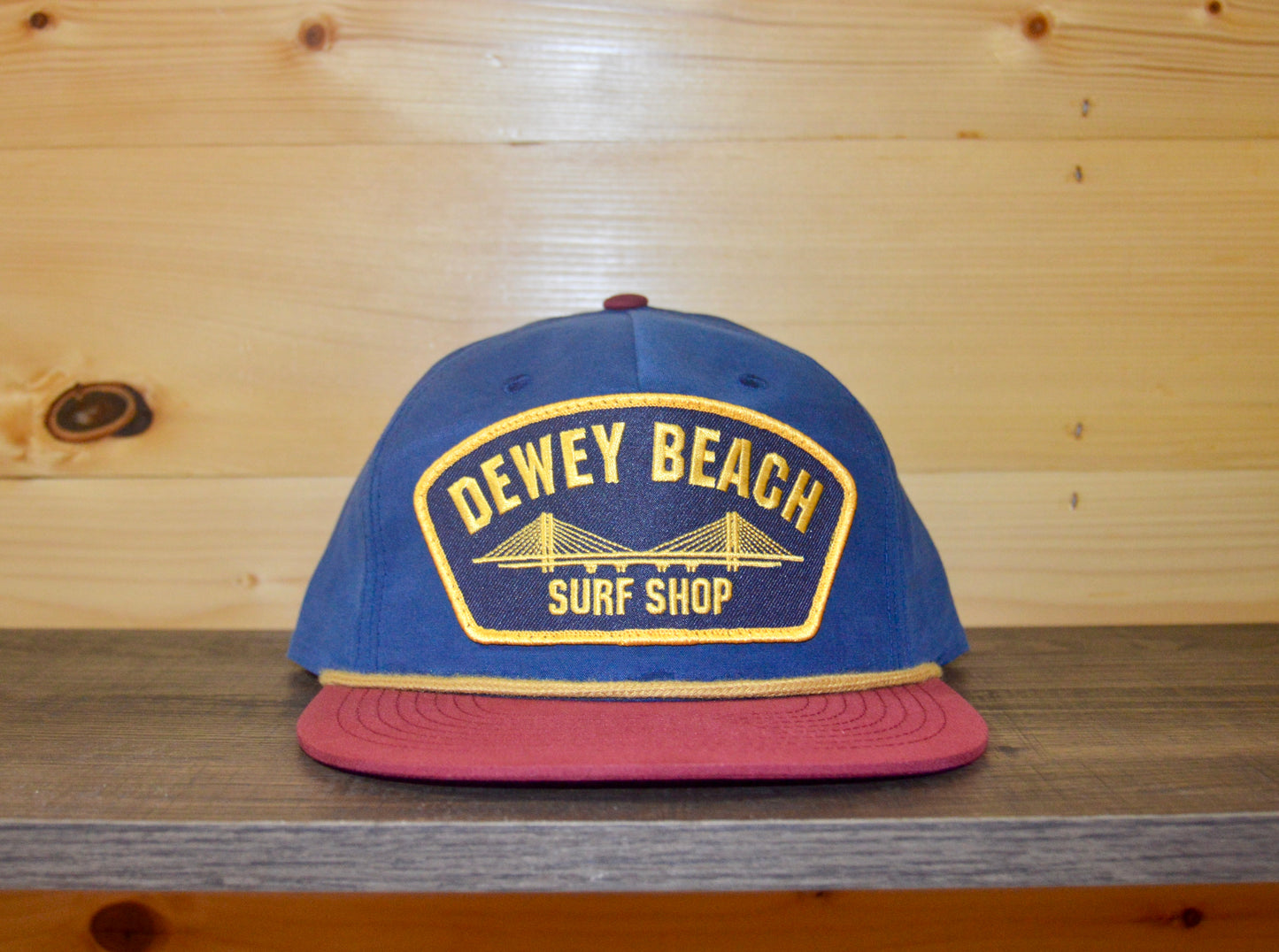 Navy/Maroon/Gold Rope Bridge Hat