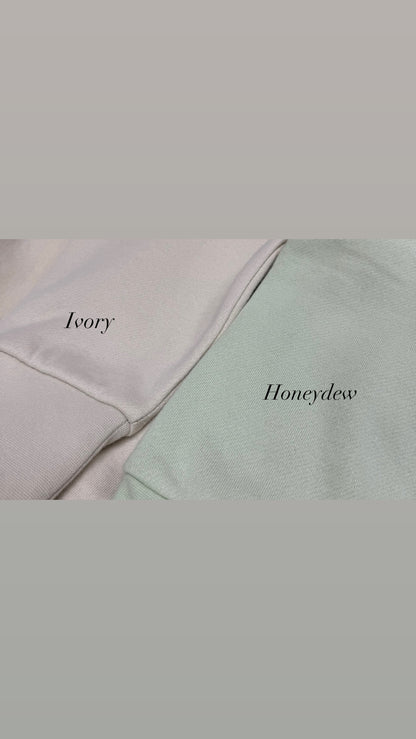 Block Party Hoodie- Honeydew