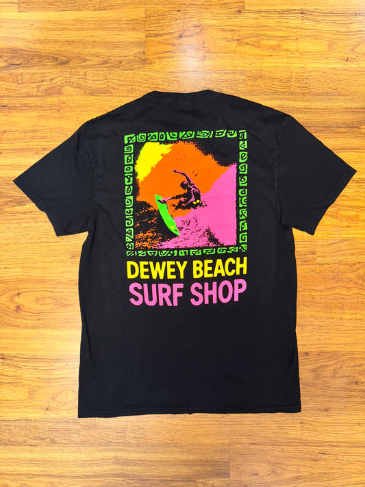 Neon Retro Tee- Black