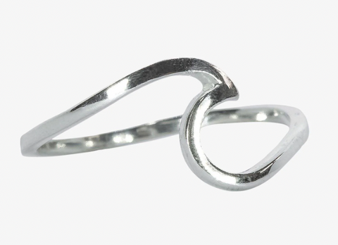 Silver Wave Ring 6