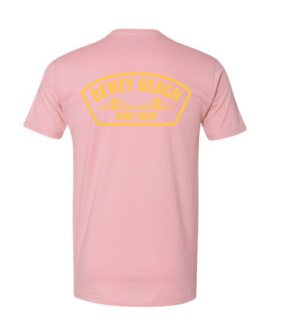 Bridge Logo Tee- Soft Pink