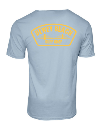 Bridge Logo Tee- Baby Blue