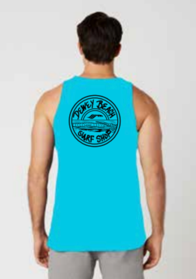 Laura Logo Tank- Blue