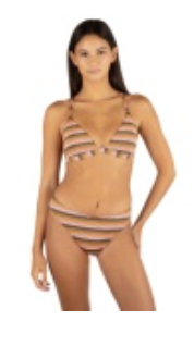 Sunset Shine Stripe Cheeky Bottom