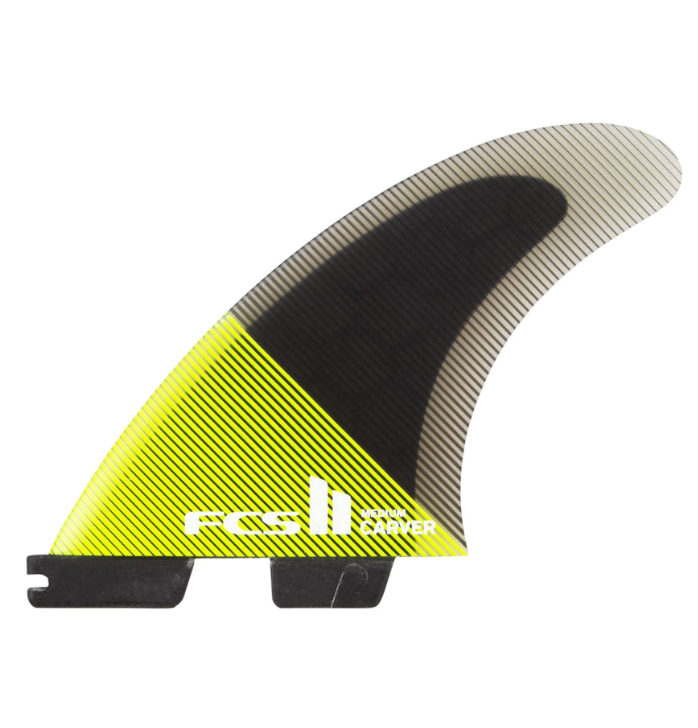 FCS II Carver MED Acid/Black Tri Fins