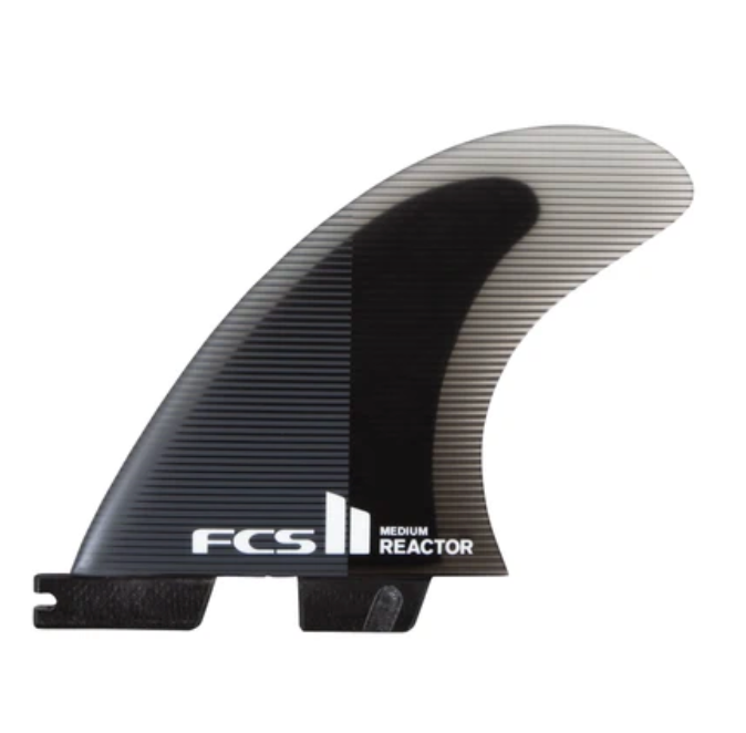 FCS II Reactor MED Charcoal/Black Tri Fins