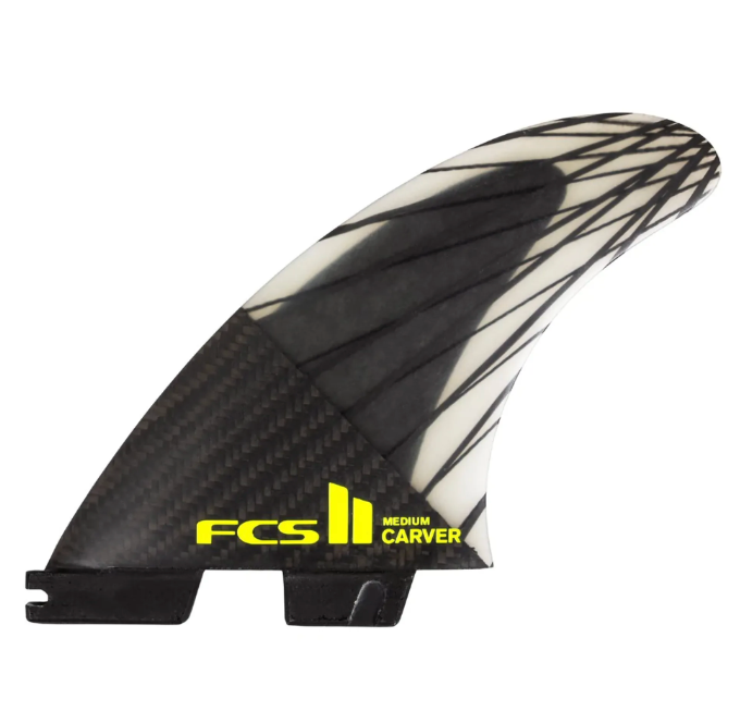 FCS II Carver MED Acid/Black Tri Fins