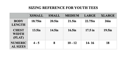 Youth 302 Tee- Flo Blue