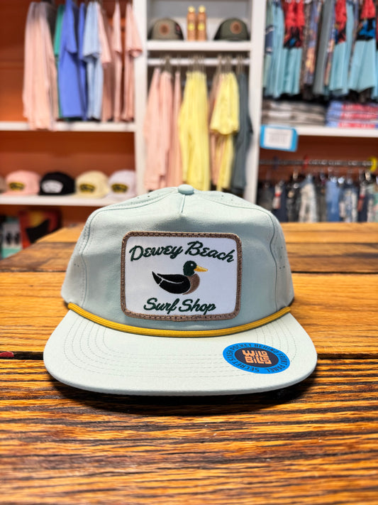 Sky Mustard Rope Duck Hat