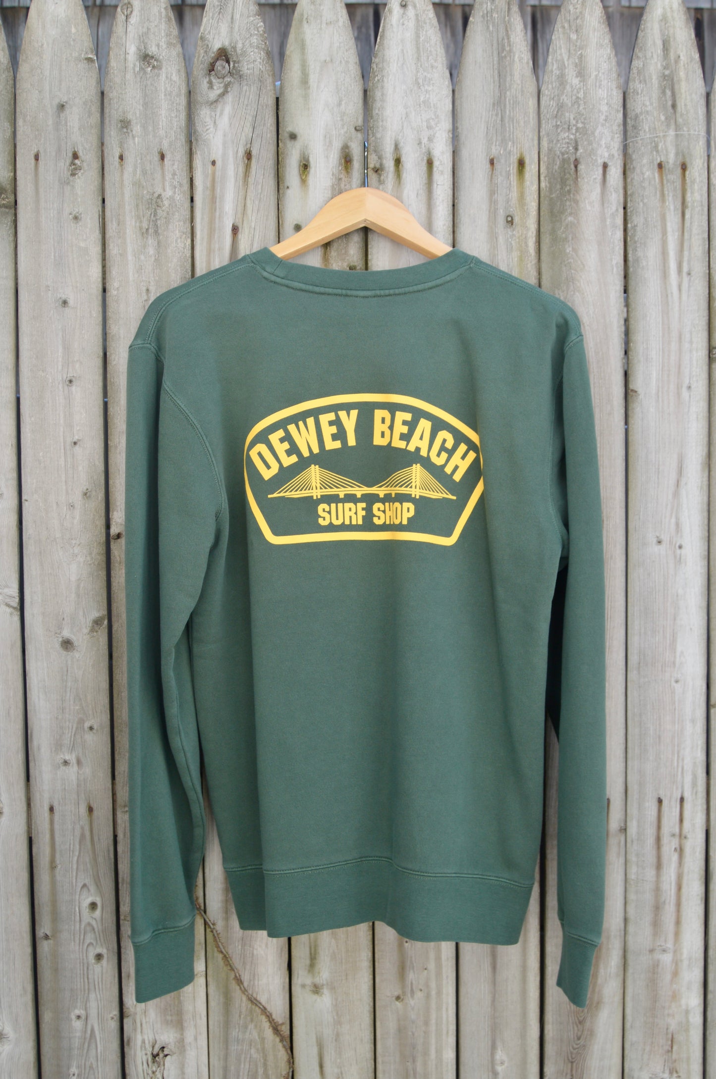 Bridge Logo Crewneck- Alpine Green