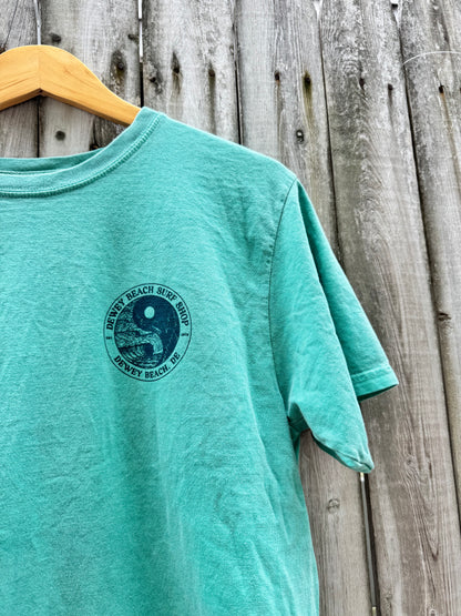 Yin Yang Tee- Aqua