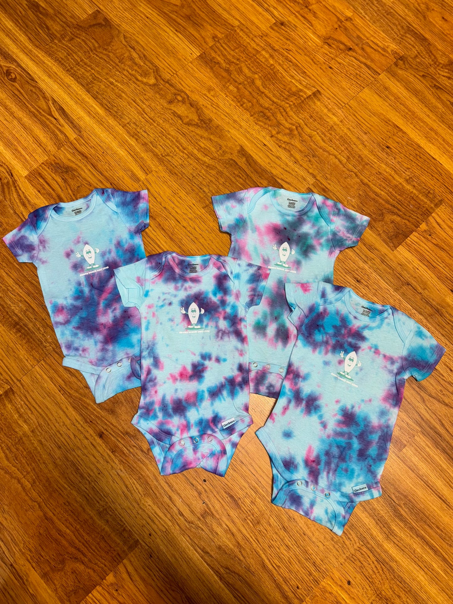 Baby Onesie- Very Berry Tie Dye